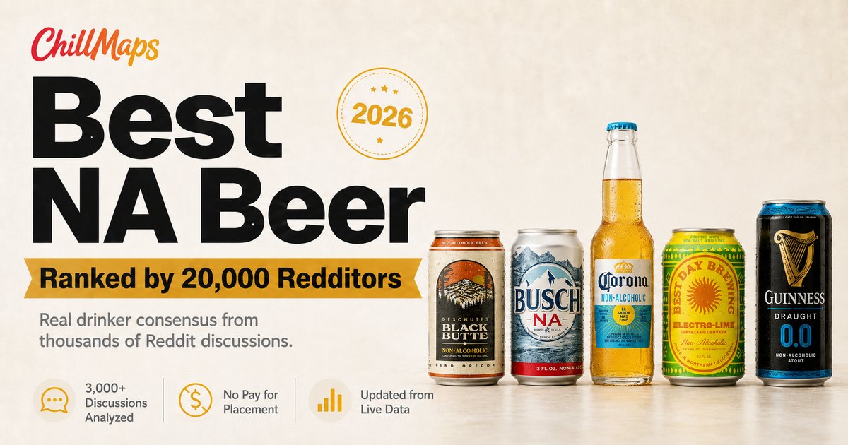 Best NA Beer 2026, ranked by 20,000 Redditors